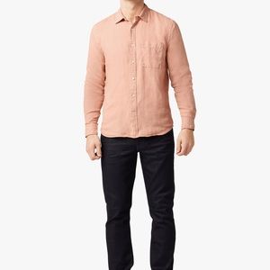 Joe’s Jeans Cooper Linen Shirt - COLOR: DUSTY CLAY - Medium - LIKE NEW
